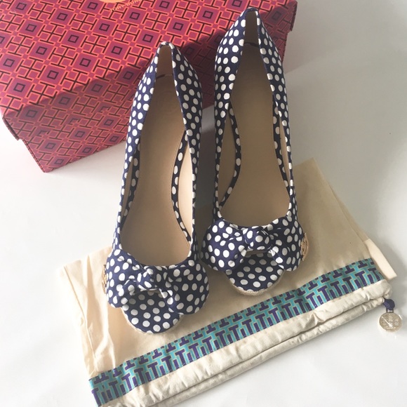 ⛵️🆕 Tory Burch ✦ Dot Wedge Platform Espadrilles ✦ - Picture 5 of 8